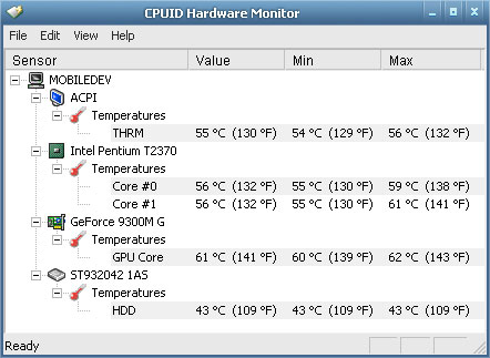 cpuid hwmonitor fan speed