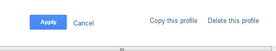 How to delete google analytics profile step 6 Delete button on the lower right