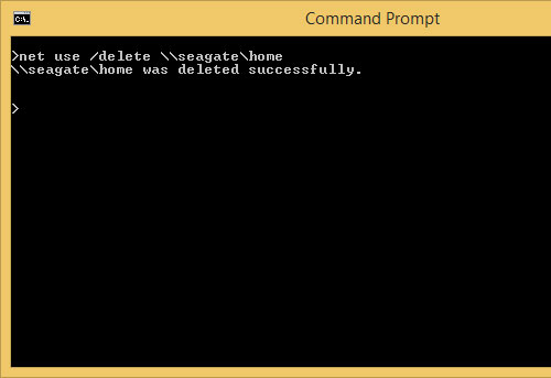 delete current connected share delete current connected share